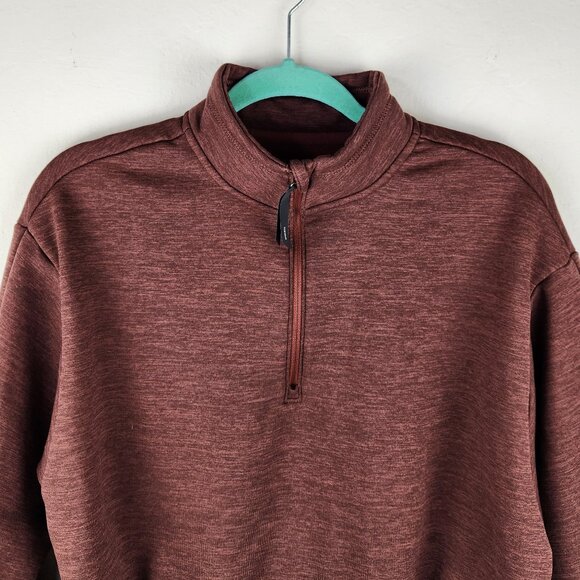 Athleta Maroon Altitude Polartec Half Zip Sweatshirt sz L - Picture 3 of 13
